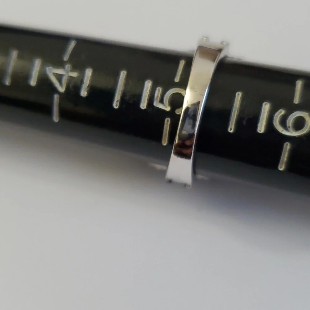 Sterling Silver 925 Spinel Art Deco Ring - Picture 5 of 9